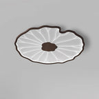 Ceiling Lamp | Walnut Wood-Look & Adjustable LED Color Temperature | Low-Profile