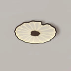 Ceiling Lamp | Walnut Wood-Look & Adjustable LED Color Temperature | Low-Profile