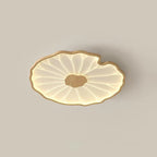 Ceiling Lamp | Walnut Wood-Look & Adjustable LED Color Temperature | Low-Profile