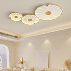 Ceiling Lamp | Walnut Wood-Look & Adjustable LED Color Temperature | Low-Profile