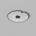 Ceiling Lamp | Walnut Wood-Look & Adjustable LED Color Temperature | Low-Profile