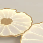 Ceiling Lamp | Walnut Wood-Look & Adjustable LED Color Temperature | Low-Profile