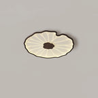 Ceiling Lamp | Walnut Wood-Look & Adjustable LED Color Temperature | Low-Profile