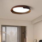 Ceiling Lamp | Wood Effect & Energy Efficient LED | 40 x 40 / 50 x 50 cm
