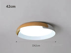 Ceiling Lamp | Wood Effect & Energy Efficient LED | 40 x 40 / 50 x 50 cm