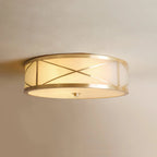Ceiling Light | Brass & Glass | 35–45 Cm Diameter