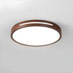 Ceiling Light | Flush-Mount Wood Frame & Dimmable LED