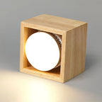 Ceiling Light | Integrated LED Rubberwood & Acrylic | 1/2/4-Head Options