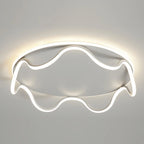 Ceiling Light | Minimalist Wave Design & Integrated LED | Ø40/Ø50 cm