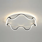 Ceiling Light | Minimalist Wave Design & Integrated LED | Ø40/Ø50 cm