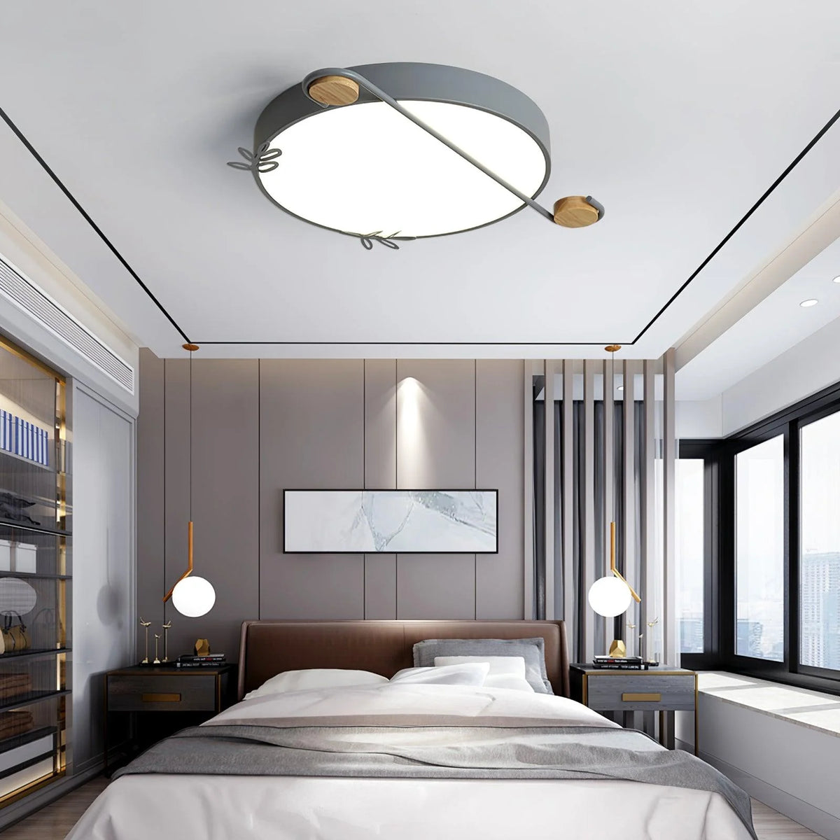 Ceiling Light | Musical Note Design & Integrated LED | 40/50 cm
