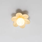 Ceiling Light | Petal Design & Frosted Globe | 24 cm Diameter