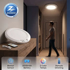 Ceiling Light | Rechargeable Motion-Activated LED | Dimmable & 3 Color Temperatures