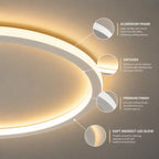 Ceiling Light | Round Integrated LED Flush Mount