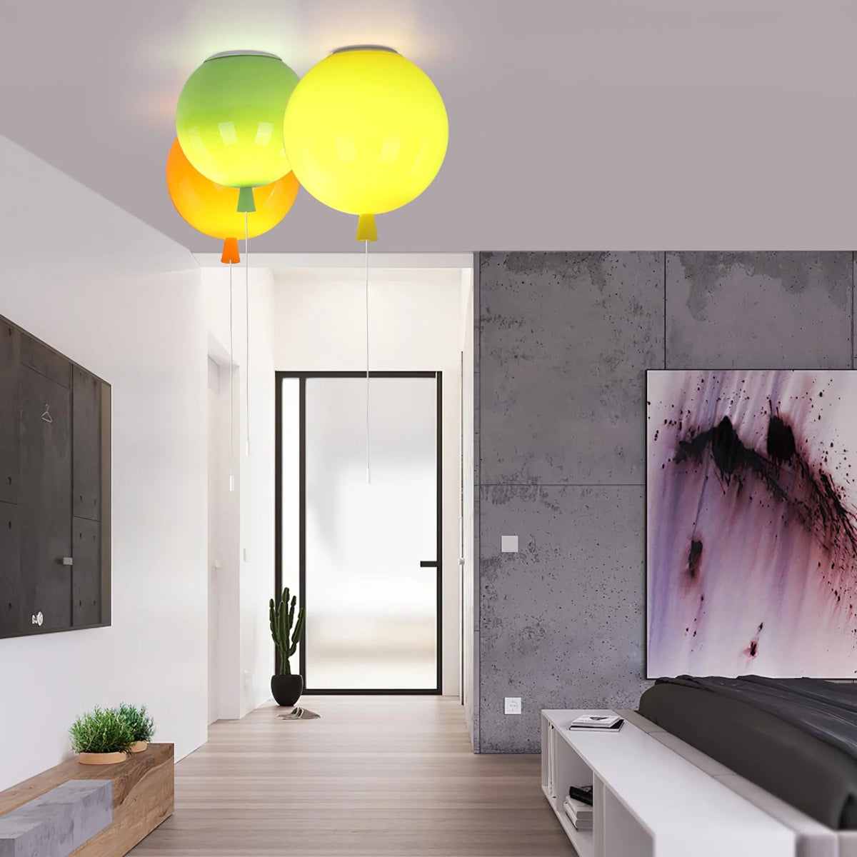 Ceiling Light | Slim Flush-Fit & Bulb Included