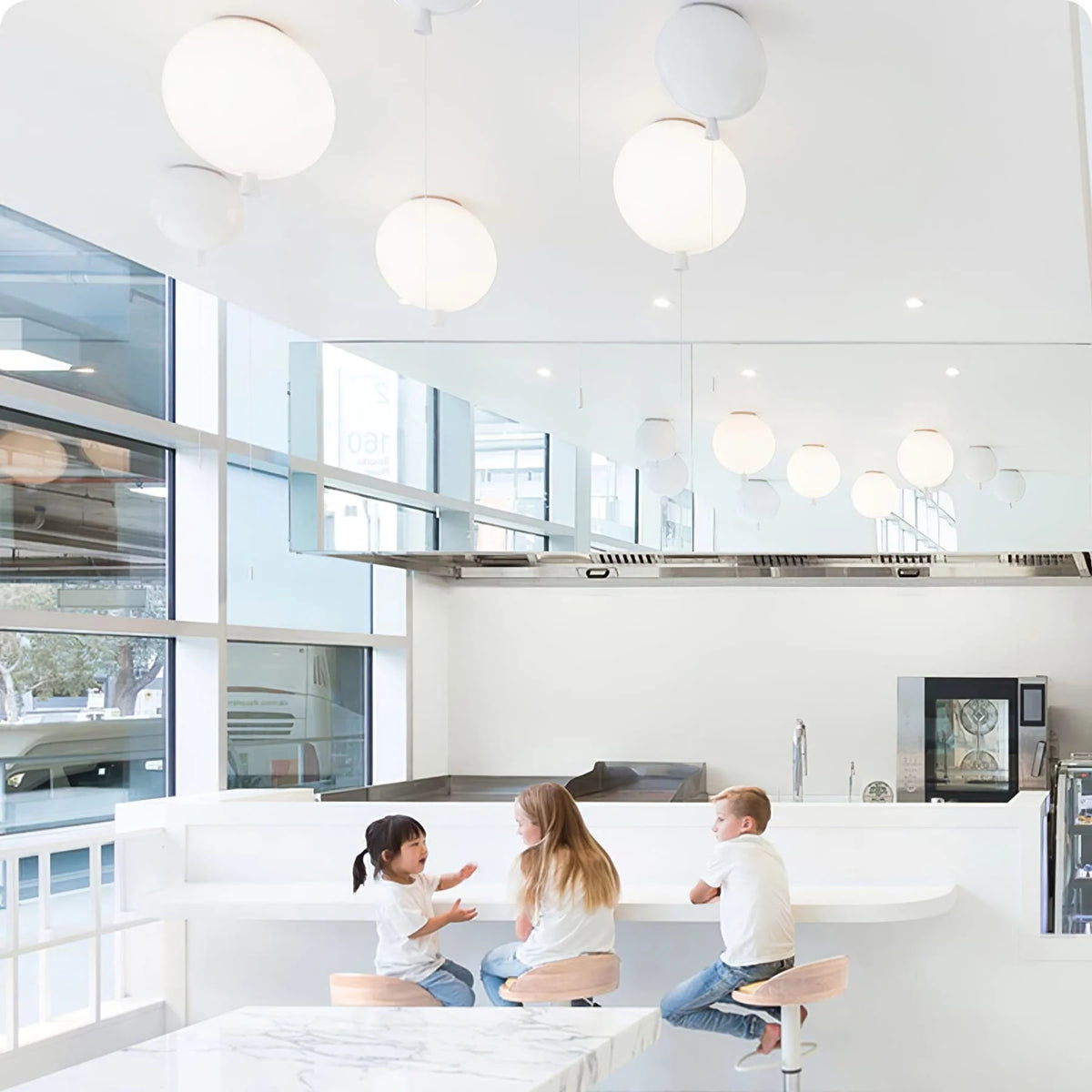 Ceiling Light | Slim Flush-Fit & Bulb Included