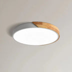 Ceiling Light | Wood Accent & Flush-Mount | Integrated LED