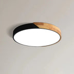 Ceiling Light | Wood Accent & Flush-Mount | Integrated LED