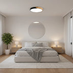 Ceiling Light | Wood Accent & Flush-Mount | Integrated LED