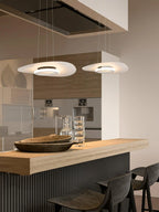 Ceiling Pendant Lamp | UFO LED Ring & Adjustable Height