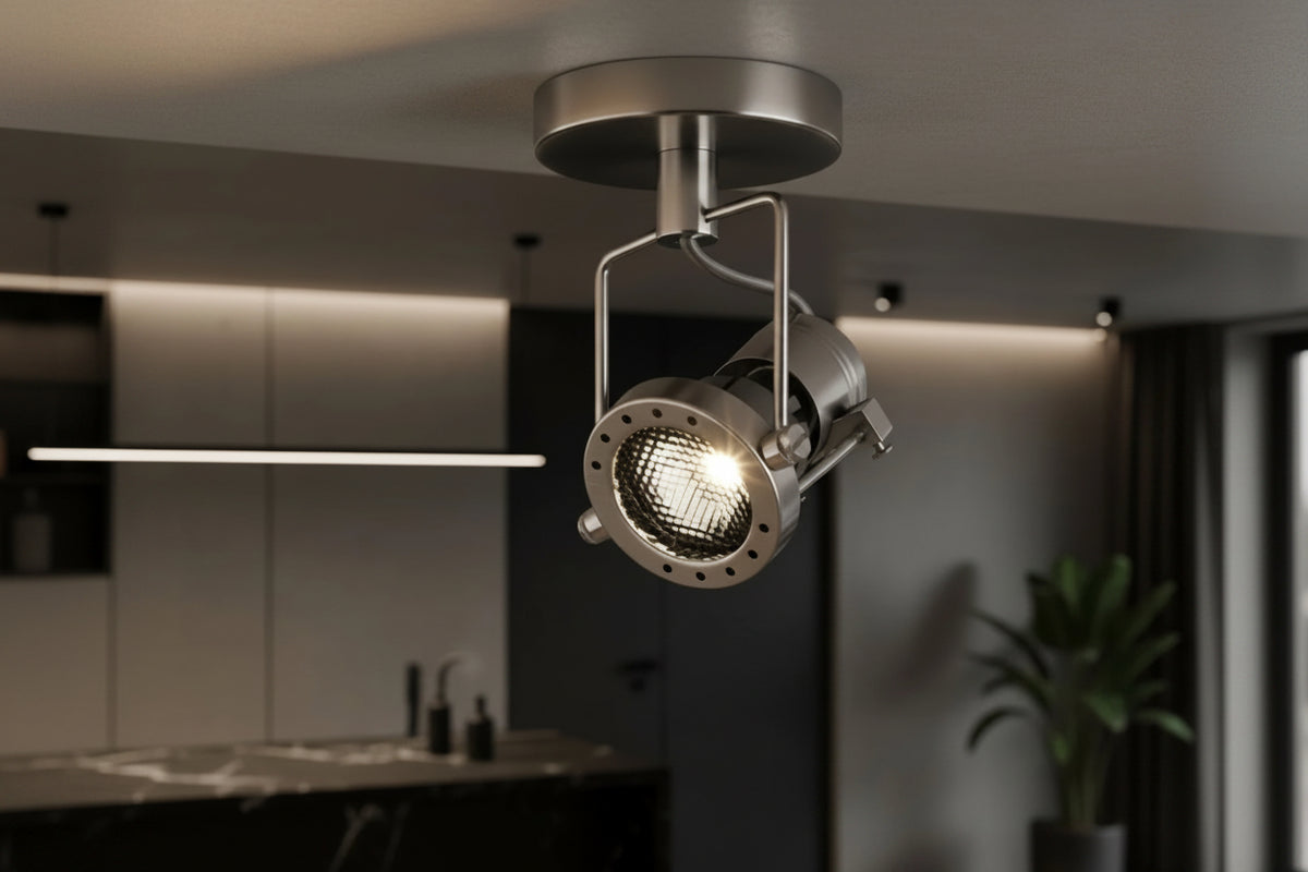 Ceiling & Wall Spotlight | 350° Rotation & 90° Tilt | GU10 Socket