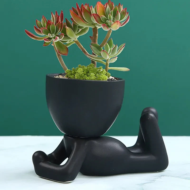 Plant Stand | Artisan Ceramic & Raised Platform