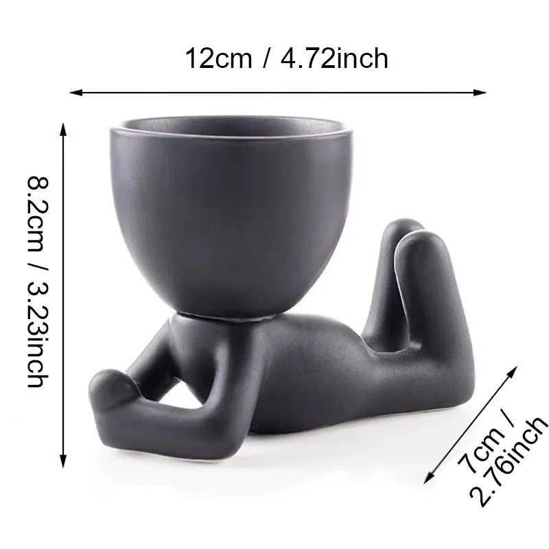 Plant Stand | Artisan Ceramic & Raised Platform