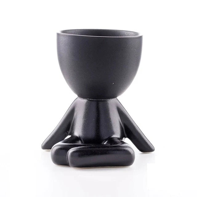 Plant Stand | Artisan Ceramic & Raised Platform