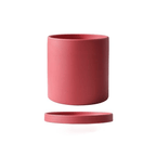 Plant Pot | Matte Glazed Ceramic | Drainage Hole & Saucer