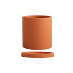 Plant Pot | Matte Glazed Ceramic | Drainage Hole & Saucer
