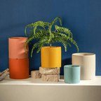 Plant Pot | Matte Glazed Ceramic | Drainage Hole & Saucer