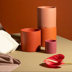 Plant Pot | Matte Glazed Ceramic | Drainage Hole & Saucer