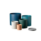 Plant Pot | Matte Glazed Ceramic | Drainage Hole & Saucer