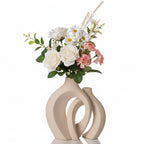 Ceramic Vase Set | Abstract Intertwined Matte Finish | Set of 2