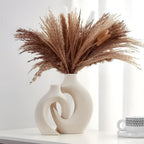 Ceramic Vase Set | Abstract Intertwined Matte Finish | Set of 2