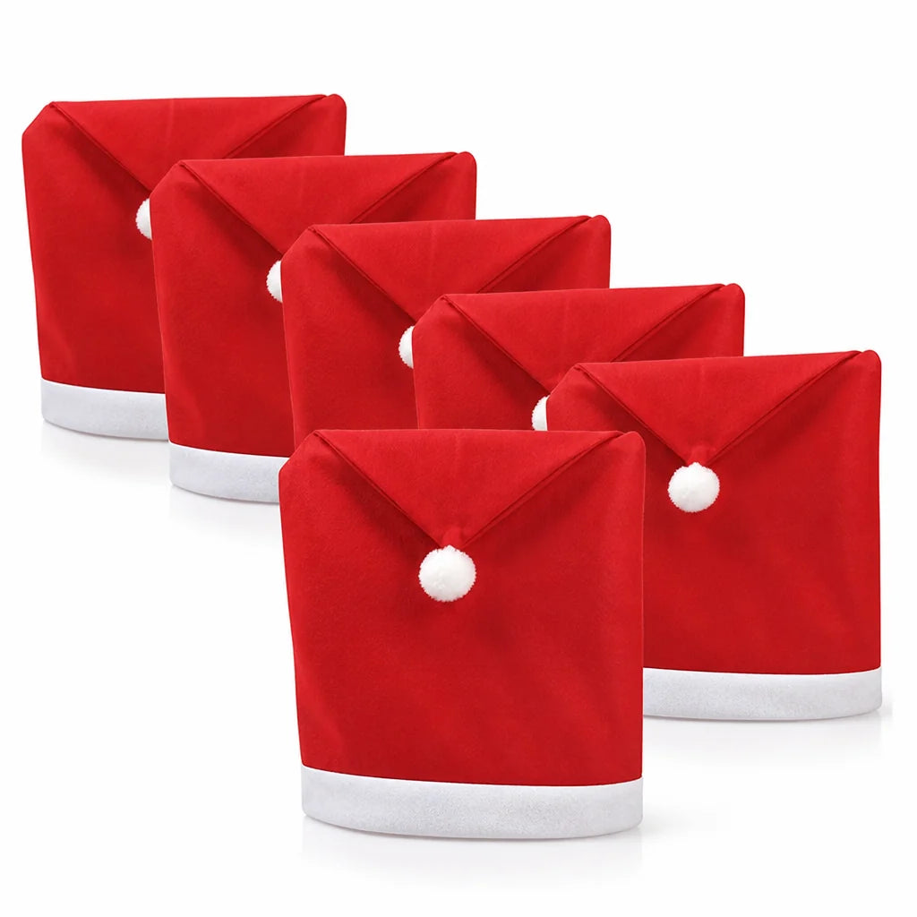 Chair Cover | Santa Hat Design & Easy Slip-On | 50 x 65 cm