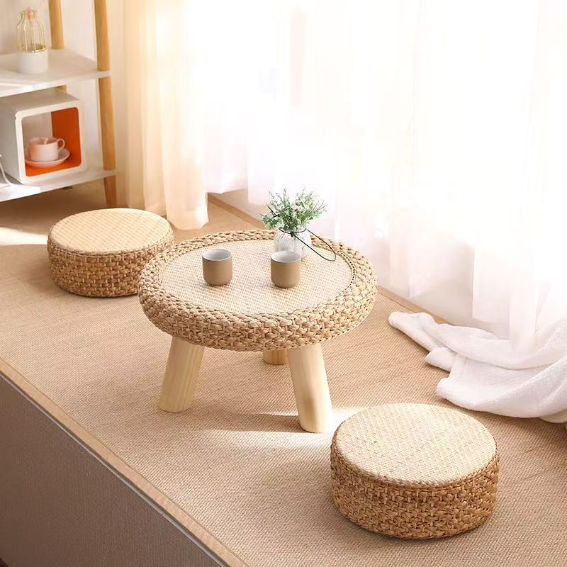 Chair Set | Rattan & Wood Scandinavian Design