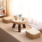 Chair Set | Rattan & Wood Scandinavian Design