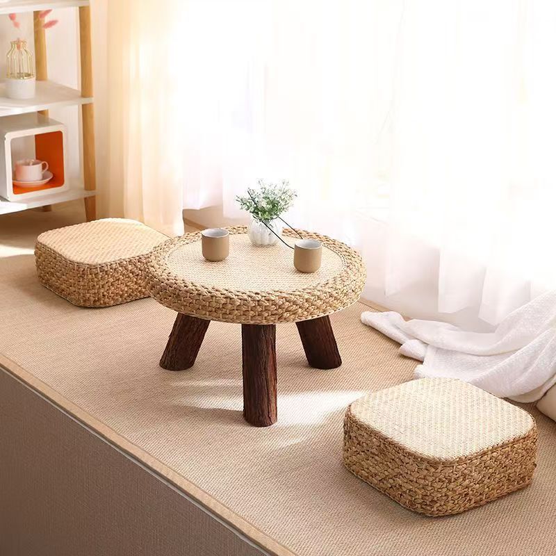 Chair Set | Rattan & Wood Scandinavian Design