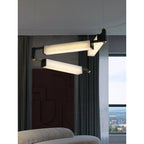 Chandelier | Brass Body & Alabaster Shade & Integrated LED | 78 cm