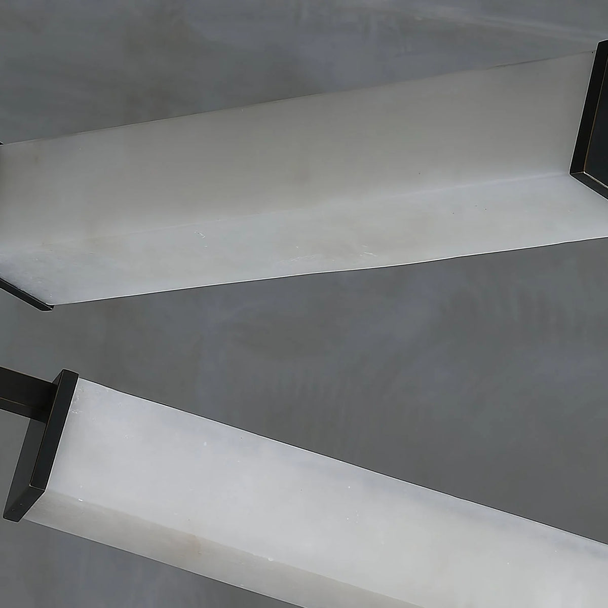 Chandelier | Brass Body & Alabaster Shade & Integrated LED | 78 cm