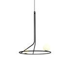 Chandelier | Brass Body & Glass Shades | Dual-Head 55 cm Diameter