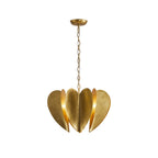 Chandelier | Gold Iron 6-Light & Chain Suspension