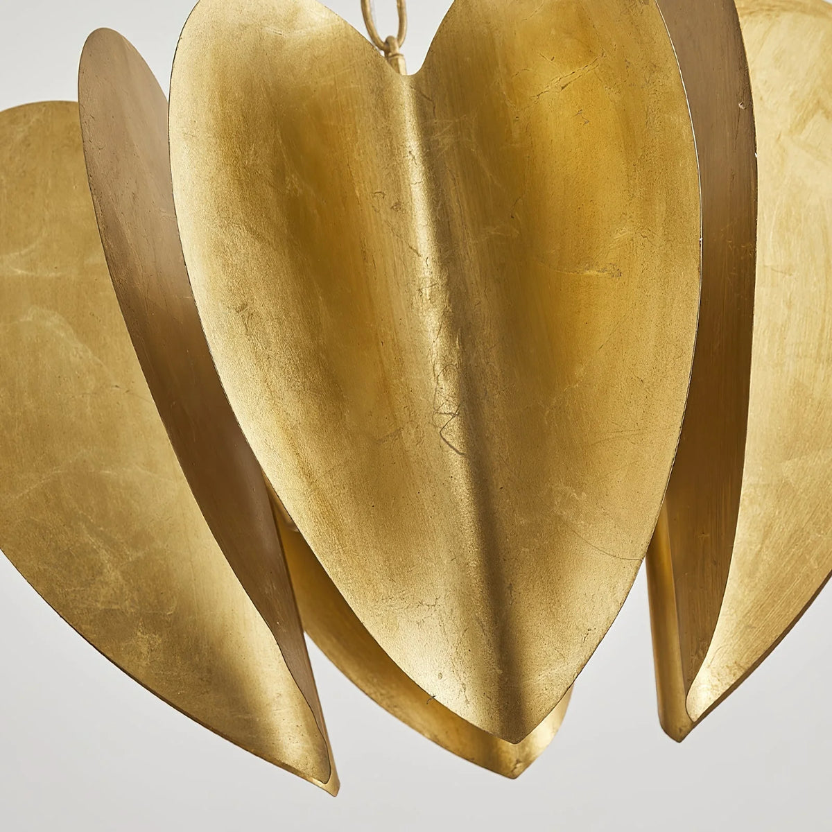 Chandelier | Gold Iron 6-Light & Chain Suspension
