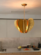 Chandelier | Gold Iron 6-Light & Chain Suspension
