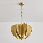 Chandelier | Gold Iron 6-Light & Chain Suspension