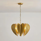 Chandelier | Gold Iron 6-Light & Chain Suspension