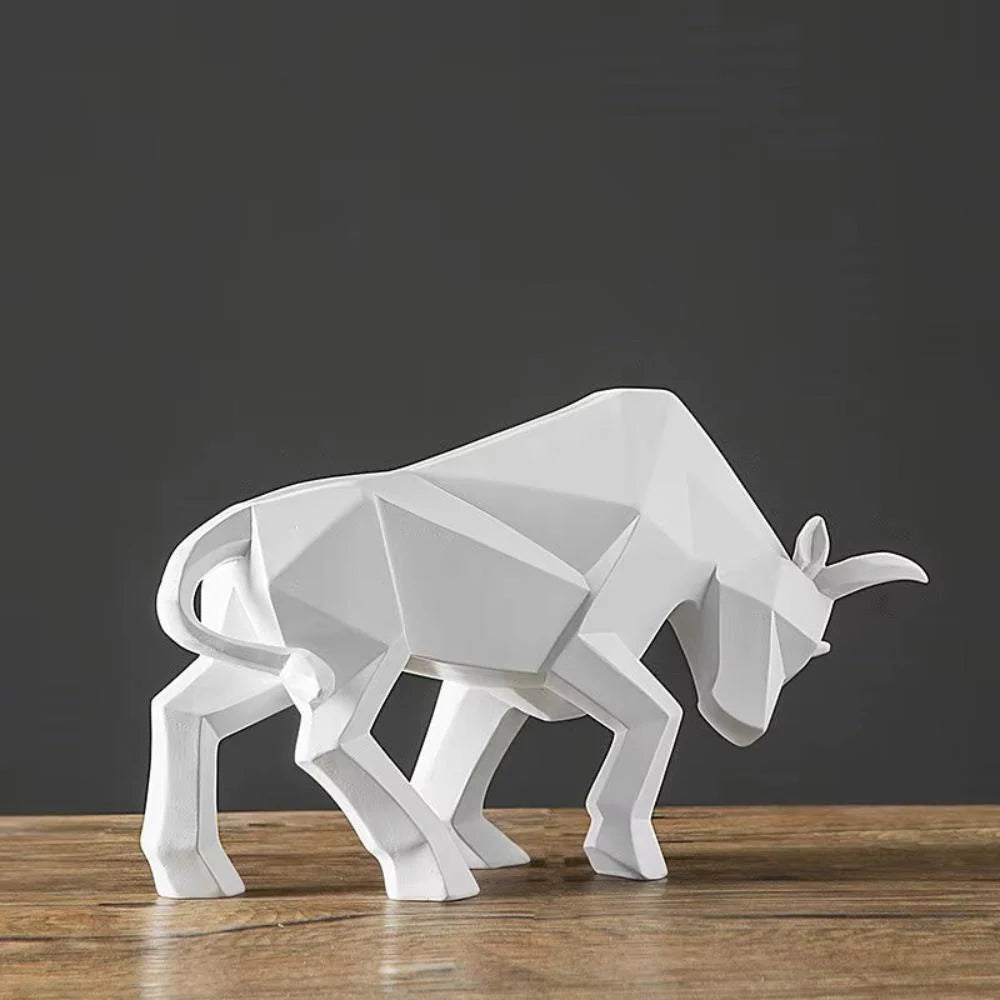 Charging Bull Figurine | Eco-Friendly Resin & Handmade