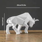 Charging Bull Figurine | Eco-Friendly Resin & Handmade