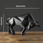 Charging Bull Figurine | Eco-Friendly Resin & Handmade